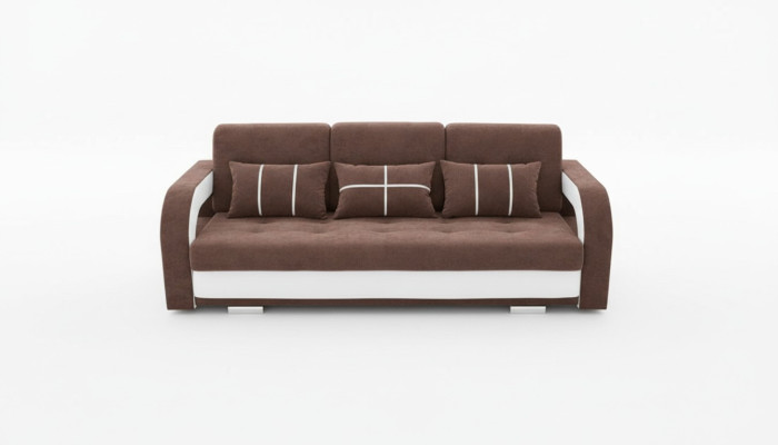 Dīvāns Sofa Polster Sofas Couchen gulta ar 3 sēdvietām + pufi jauns
