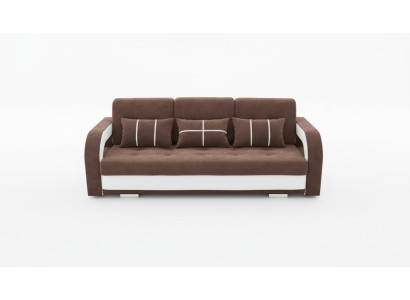 Dīvāns Sofa Polster Sofas Couchen gulta ar 3 sēdvietām + pufi jauns