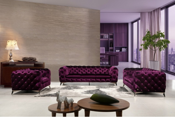 XXL Lielā sofa Chesterfield 3-vietu mīkstais dīvāns Sēdvieta Trijiem auduma materiāls