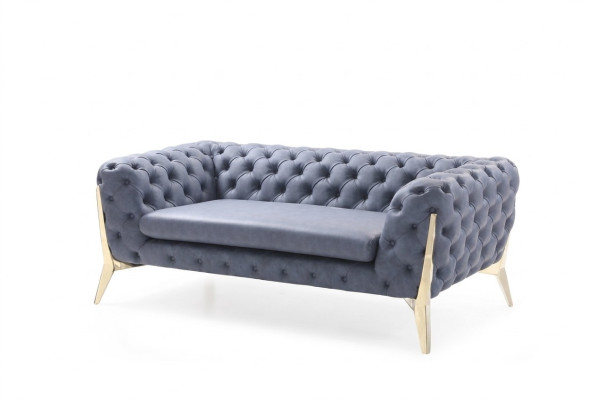 Sofa Chesterfield Couch Polster XXL Big Garnitur Tekstils 4+2 dizainera dīvāni
