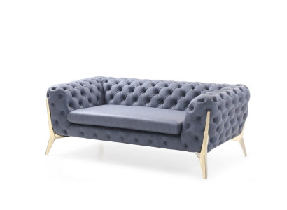 Sofa Chesterfield Couch Polster XXL Big Garnitur Tekstils 4+2 dizainera dīvāni