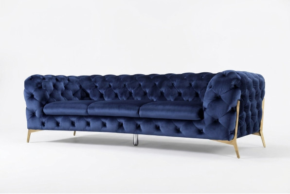 Dīvāns Dīvāns Polster XXL Lielā Garnitūra dizaina Dīvāns Chesterfield Tekstils 3+2+2