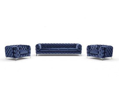 Dīvāns Chesterfield Couch Pārklājums Šūvēma materiāls 2+1 dizaina Dīvāni Jauns XXL Lielais