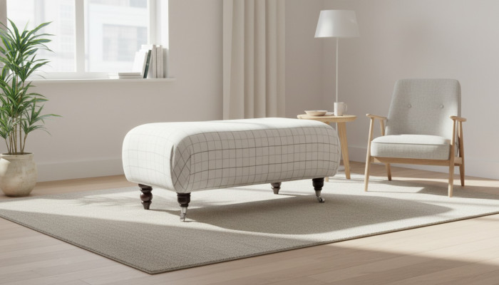 Chesterfield kājas atbalsta pufa otomāns pufu klasiskā papildus atpūtas krēsls banke jauns