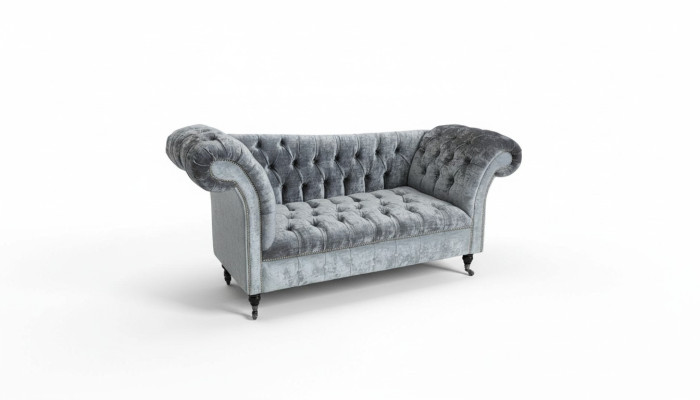 Dizaina Chesterfield auduma dīvāns šķirnes materiālu atpūta, jauns šaise-ložas dīvāns.