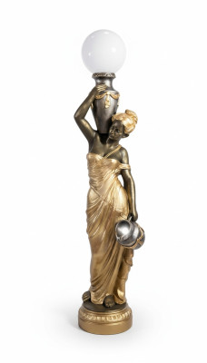 Stāvlampa Lampa Gaisma Statuja Figūra Skulptūras Skulptūra Statuja Stāvvietas lampa