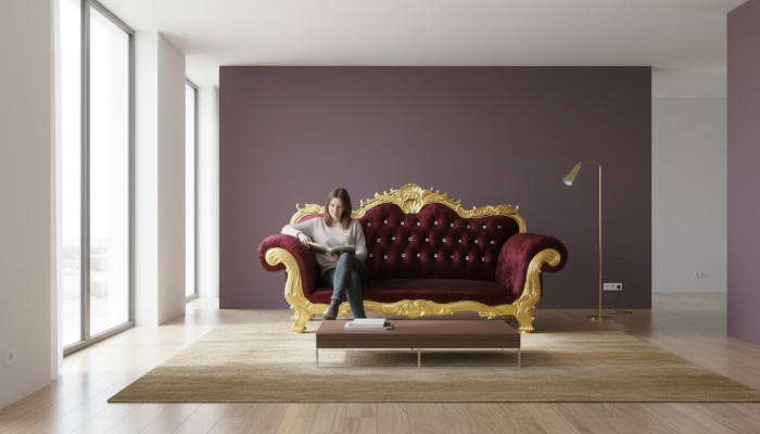 Tronis dīvāns Karaliskais Chesterfield apdare velveta audums 3-vietīgs Antīkais stils Dīvāni Jauns