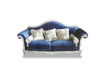 Divvietīgs tronis dīvāns Karaliskās apdari velvet 2 sēdvietām Antīkiem stilam Chesterfield.