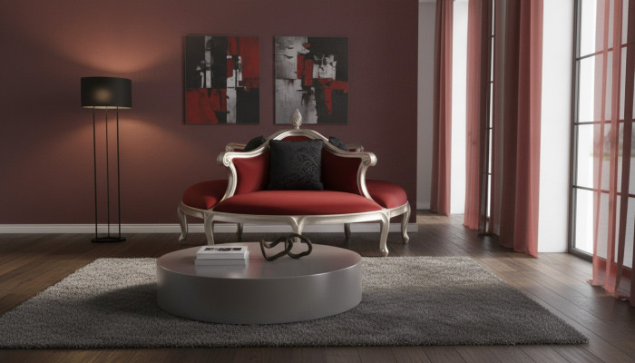 Apļas dīvāns Polster Couch Polster Chesterfield, veļuras pārklāts 4 vietas, antīkais stils.
