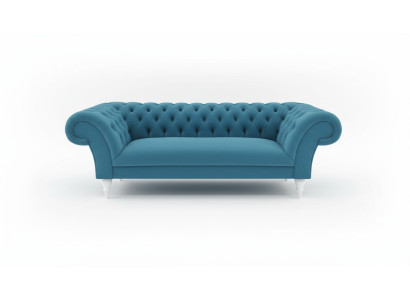 Tekstsils 3 sēdvietu zils audums dizains dīvāns polster Sofa modernais dīvāns Chesterfield
