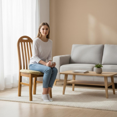 Ess istaba Grupas komplekts Ar krēslu Garnitūra Sēdeklis Polster Wohnzimmer Koks 8x krēsli