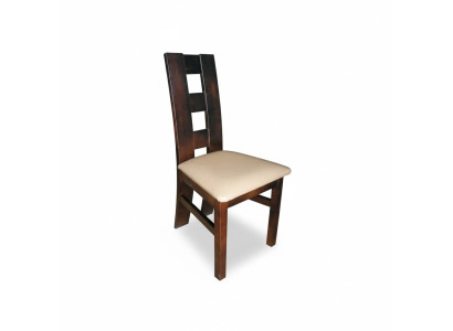 Četru reizes Esszimmer Leder Esszimmerstuhl krēsla sēdzone no koka ar auduma polsterējumu.