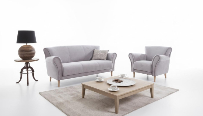 Sofas komplekts 3+1+1 vietu mīkstie dīvāni Dīvāni Mūsdienīgi Mēbeles audums Jauns