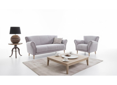 Sofas komplekts 3+1+1 vietu mīkstie dīvāni Dīvāni Mūsdienīgi Mēbeles audums Jauns