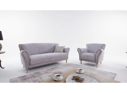 Sofa komplekts 3+1 vietu dīvāns Dīvāni Pārvalkto dīvānu komplekts Klasiskie dīvāni Audums