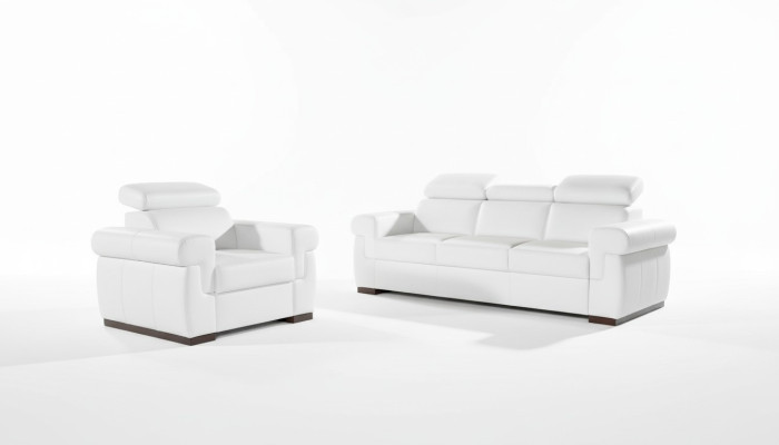 Sēdētspēja 3 Sofas Dizaina Sofas Polster Couchen 100% Ādas Atvieglošana Moderna