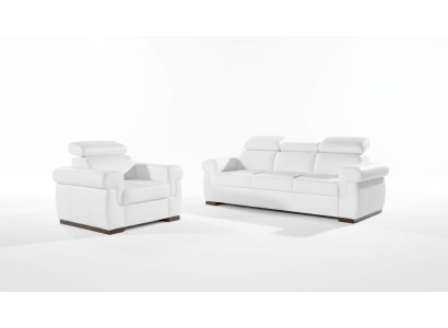 Sēdētspēja 3 Sofas Dizaina Sofas Polster Couchen 100% Ādas Atvieglošana Moderna
