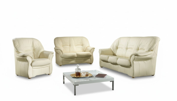 Sofas komplekts īstā āda 3+2 sēdvietas Moderns dizains Polster Garnitur Set
