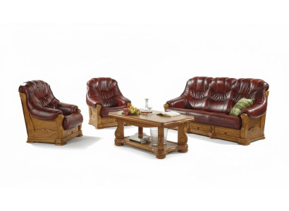 Sofas komplekts 3+2+1 sēdvietas Klasiskā dzīvojamā zona Dīvāni Sofas Pamatnes