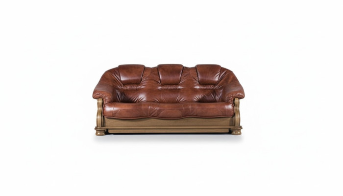 Klasiskās trīsvietīgās dīvāna dīvāni Polster Sofa 3 Sitzer ādas dīvāni
