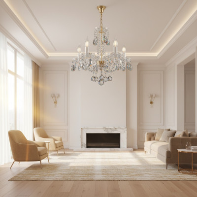 Gaismas istabas lustra lampa Pokojas lampas šķērs Esszimmer lampas apgaismotāja spuldzes