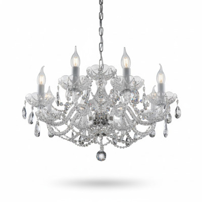 Lustra apvalks Klasiska lampa Kristāla lampu apgaismojums Jaunais Bohēmijas.