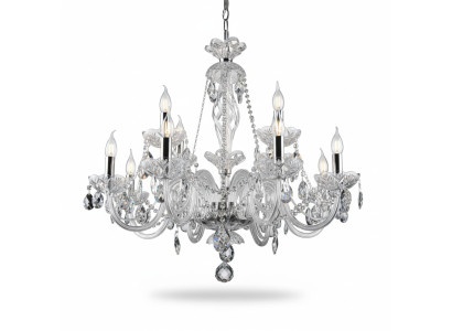 Bohēmija spuldze lampa kronšteins kristāls lampas griestu lampa svecīšu turētājs