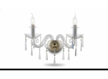 Bohemas sienas lampa, gaisma, lampa, sienas krons, sienas lampas, kristāla lusters