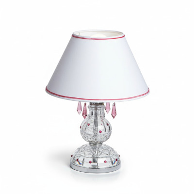 Galds lampa antīkā stilā korona lampa kristāla lampas gaismas apgaismojums