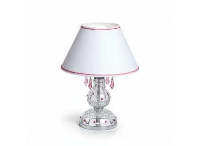 Galds lampa antīkā stilā korona lampa kristāla lampas gaismas apgaismojums
