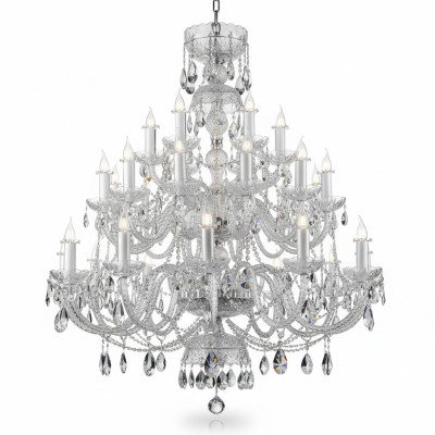 Kristāla lustra gaismai Bohēmijas lampa griestu lampa lustra