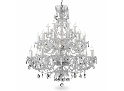 Kristāla lustra gaismai Bohēmijas lampa griestu lampa lustra