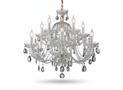 Bohēmijas lustes kristāla kronšķis lampa gaismai griestu lampa uz karājus.