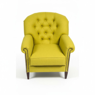 Austiņu krēsls Krēsls Televīzijas krēsls Polster Sofa 1 Sitzer Atpūtas Chesterfield