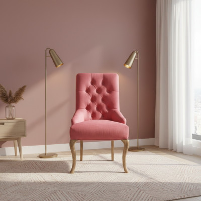 Sarkanā Chesterfield krēsli ekskluzīvā krēsla garnitūras ēdamistabas komplekts grupā x4 krēsli