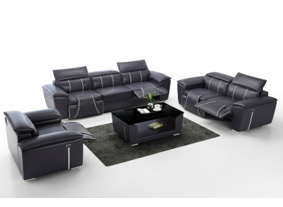 Daudzfunkcionāla dīvāna atpūtas tāfele, 3+2+2 sēdvietu dīvāns ar polster sofa.