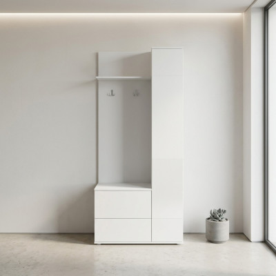 Garderobe Garderobenset Garderoben Skapītis Spogulis Paneļa Koridors
