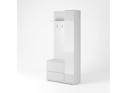 Garderobe Garderobenset Garderoben Skapītis Spogulis Paneļa Koridors