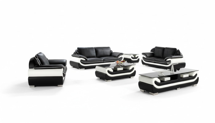 Sēdvietu komplekts Ar uzpildījumu Dīvāns + USB komplekts 3+2+1 Ādas Sofas Dīvāni Garnitūra Sēdeklis T777