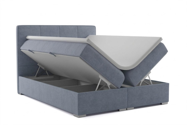 Boxspring gulta viesnīcas divguļamā gultā tekstils luksusa gultas polsteris gultas kastes funkcija jauna