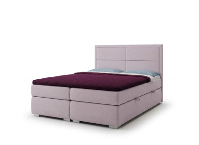 Boxspring Gulta viesnīcai Dubultais Komplektā Matracis Virsmatracis Gultiņas Fīķis Kaste