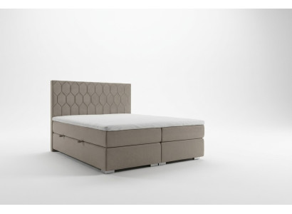 Boxspring gulta Viesnīca Luxus Gults Polster Funktion Kaste Beidz Dvivietīga 180x200