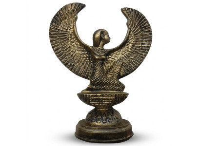 Ēģiptes skulptūra dieviete Isis Figūra Statuja Figūras Statujas Antīkais Stils 38cm Jauna