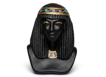 Ēģiptes skulptūra Kleopātra plastmasas statuja figūras statujas antīkais stils 25cm jauns