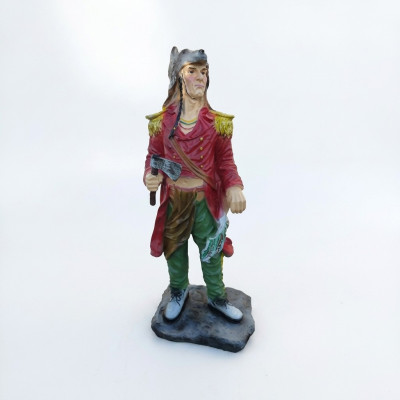 Statuja Skulptūra Mežizskaņotājs 75 cm Figūra Statuja Skulptūra Roku izstrādājumi Figūras.