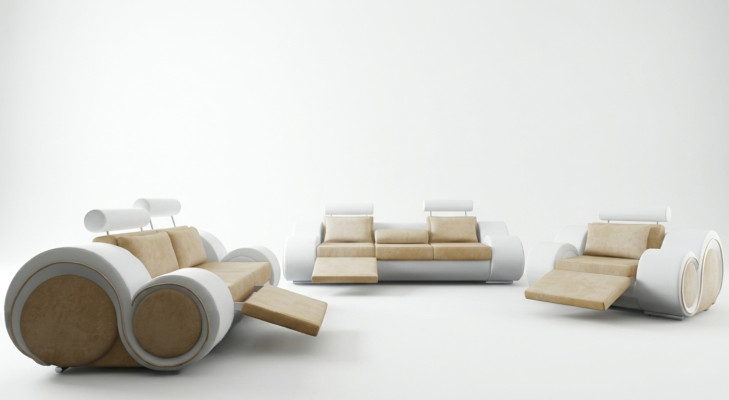 DIZAINA SOFA + USB SOFAGARNITŪRA 3/2/1 VIETAS RELAKSĒJOŠA DĪVĀNS POLSTERGARNITŪRA TEKSTĪLS