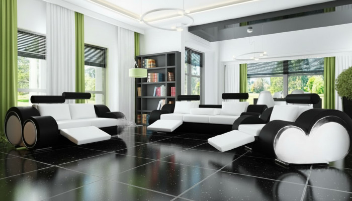 Sofa kopgarnitūra + USB polsteris 3+2+1 Sofa Garnitūra Dizainera svētku istabas Relaksējošs polsteris komplekts