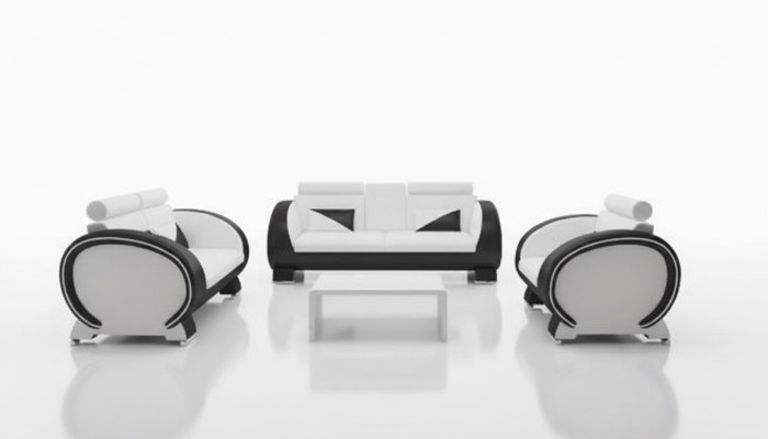 LEDERSOFA ar USB DIZAINA GARNITŪRA DIZAINA DĪVĀNS 3+1 DĪVĀNS POLSTERGARNITŪRA POLSTER SOFA