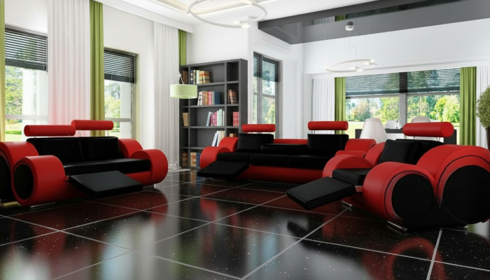 Dīvāns BERLIN Polster Couch Garnitur 3+2 Sitz Designer Sofa Ledersofa mit USB Neu