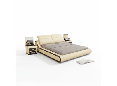 Gulta ar USB Polsterbett Divguļamais ķieģelis Gultas 140/160/180 LB8835